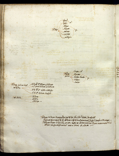 Prolegomena (cc. 1r-4r); Ilias, liber I (cc. 9r-80r); Scholia grammatica in Iliadis librum I et aliae adnotationes grammaticales (cc. 9v-84r)