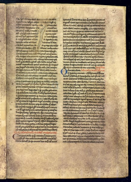 Liber de divinis officiis; Bibbia. Vecchio testamento. Genesi; Commentariorum in epistolam ad Galatas libri tres; Index aliquorum Evangeliorum; Passio Sanctorum martirum VII fratrum Dormencium in monte celeo non longe a civitate effesum. Maximianus, Malcus, Martinianus, Dionisius, Ihoannes, Saraphion et Constantinus; De doctrina christiana; Quadriginta Homiliarum in Evangelia; Enarrationes in Psalmos; Omelia di autore incerto sul testo del Vangelo "Verbum erat apud Deum et Deus erat verbum"; Decretum Beati Gregorii papae ad clericos, in basilica Beati Petri apostoli; Quadriginta Homeliarum in Evangelia