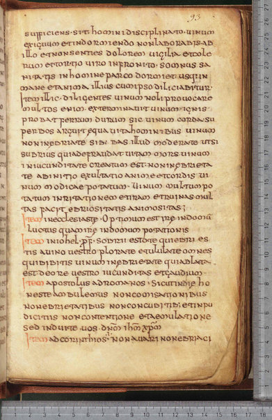 Liber de divinis scripturis sive speculum quod fertur S. Augustini; Ad Quirinum
