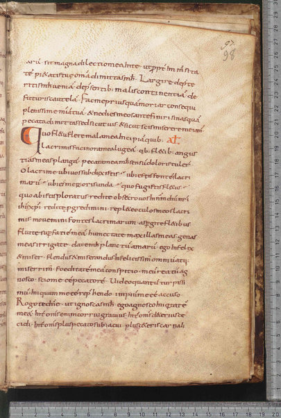 Litanie dei Santi; Epistola ad Sunniam et Fretelam; Origo prophetiae David regis psalmorum numero CL; Praefatio in librum psalmorum; Praefatio in librum psalmorum juxta hebraicam veritatem; De dictis beati Hieronimi ita excerptum est; Sermo de psalterio vel de litteris quae per diversorum capitula cognuscuntur; Sermo de psalterio; De psalmurum usu liber; Oratio; Orazioni varie