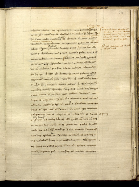 De officiis (cc. 1r-63v); De disciplina scholarium (cc. 65r-74r)