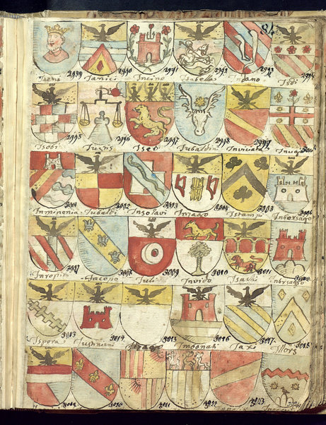 Libro d'arme d'ogni sorte di famiglie raccolte da libri antichi di Francia, Germania e Milano