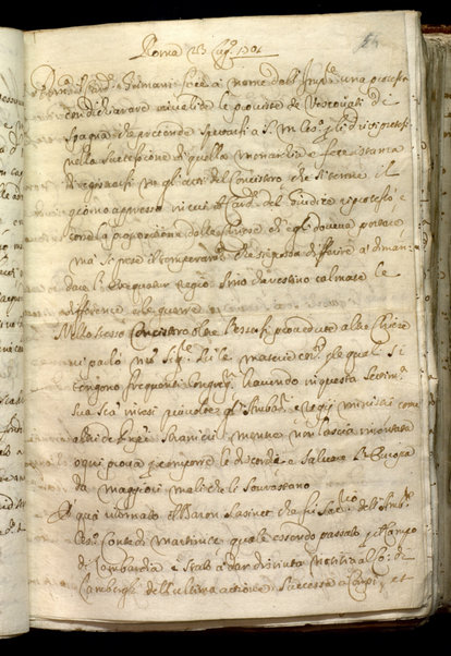 Avvisi di Roma. Relazioni diplomatiche al cardinale G. Marescotti. Vol. IV (1701-1707)