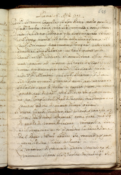 Avvisi di Roma. Relazioni diplomatiche al cardinale G. Marescotti. Vol. IV (1701-1707)