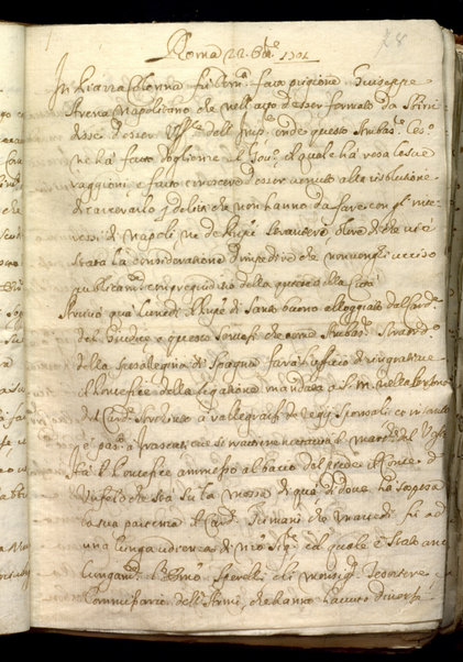 Avvisi di Roma. Relazioni diplomatiche al cardinale G. Marescotti. Vol. IV (1701-1707)