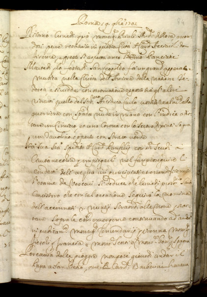 Avvisi di Roma. Relazioni diplomatiche al cardinale G. Marescotti. Vol. IV (1701-1707)