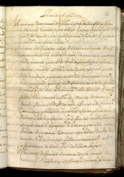 Avvisi di Roma. Relazioni diplomatiche al cardinale G. Marescotti. Vol. IV (1701-1707)