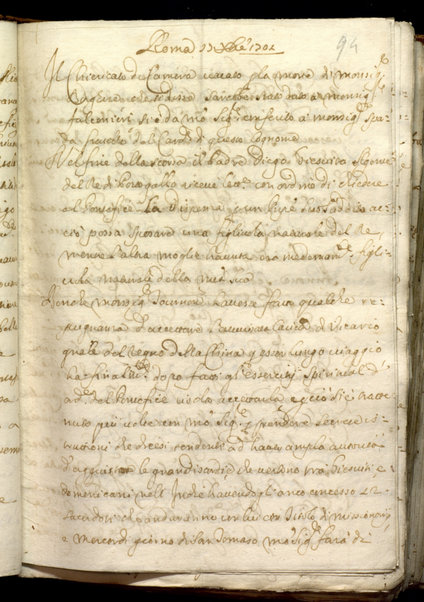 Avvisi di Roma. Relazioni diplomatiche al cardinale G. Marescotti. Vol. IV (1701-1707)