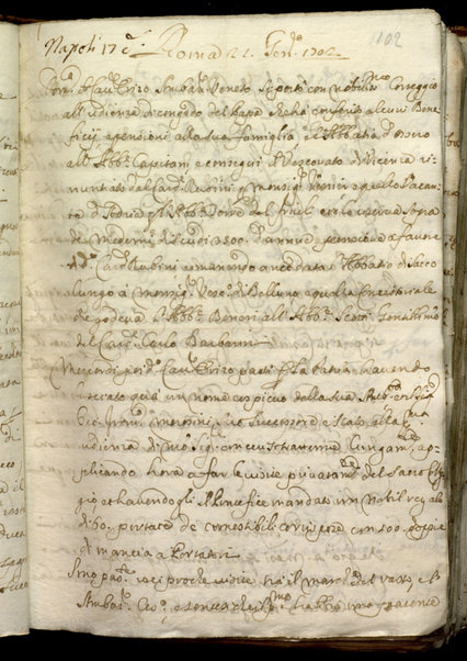 Avvisi di Roma. Relazioni diplomatiche al cardinale G. Marescotti. Vol. IV (1701-1707)