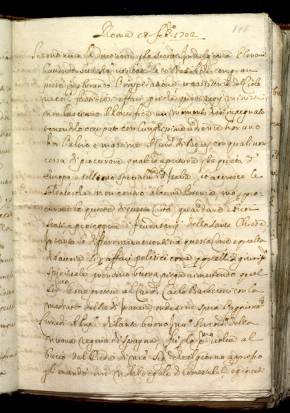 Avvisi di Roma. Relazioni diplomatiche al cardinale G. Marescotti. Vol. IV (1701-1707)