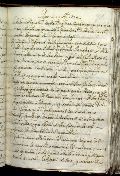 Avvisi di Roma. Relazioni diplomatiche al cardinale G. Marescotti. Vol. IV (1701-1707)