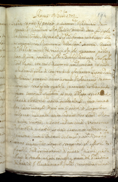 Avvisi di Roma. Relazioni diplomatiche al cardinale G. Marescotti. Vol. IV (1701-1707)