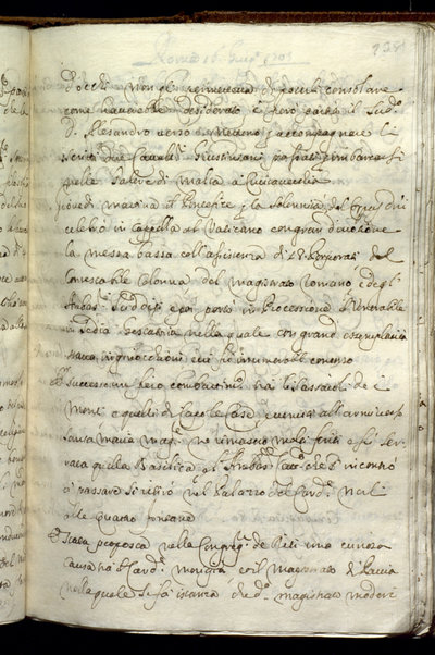 Avvisi di Roma. Relazioni diplomatiche al cardinale G. Marescotti. Vol. IV (1701-1707)