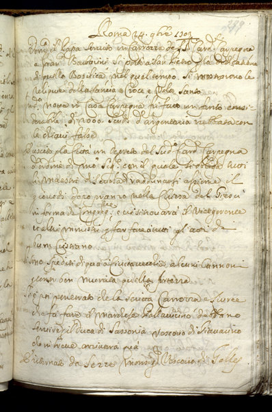 Avvisi di Roma. Relazioni diplomatiche al cardinale G. Marescotti. Vol. IV (1701-1707)