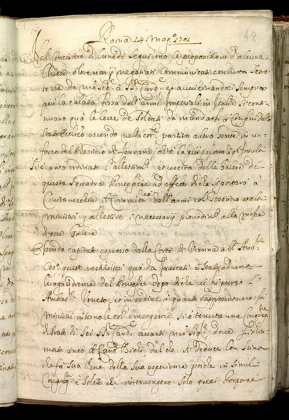 Avvisi di Roma. Relazioni diplomatiche al cardinale G. Marescotti. Vol. IV (1701-1707)