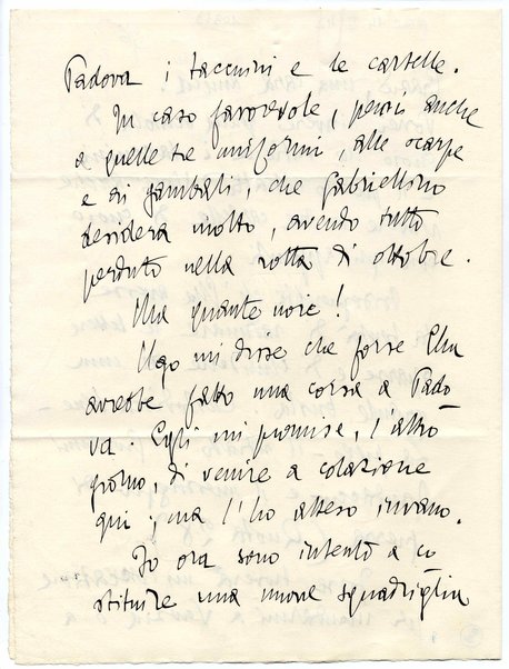 Lettera con busta. Sigillo in carta