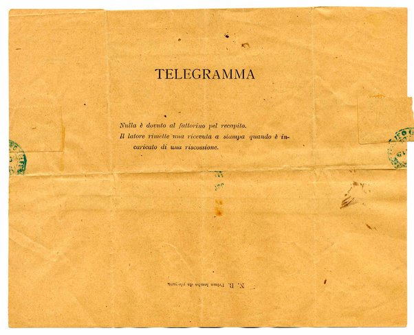 Telegramma <in lingua francese>