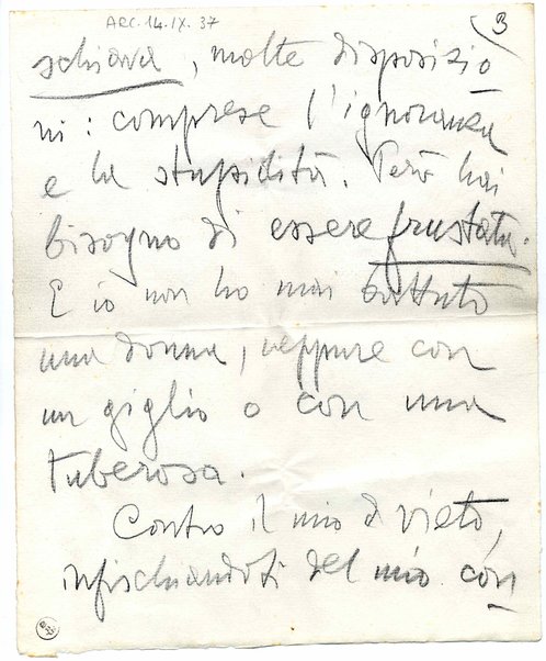 Lettera con busta. Sigillo in carta