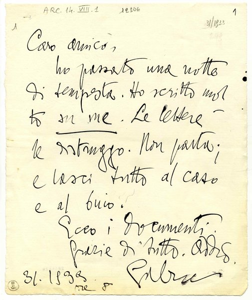 Lettera con busta