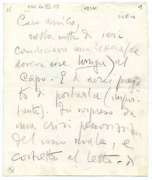 Lettera con busta