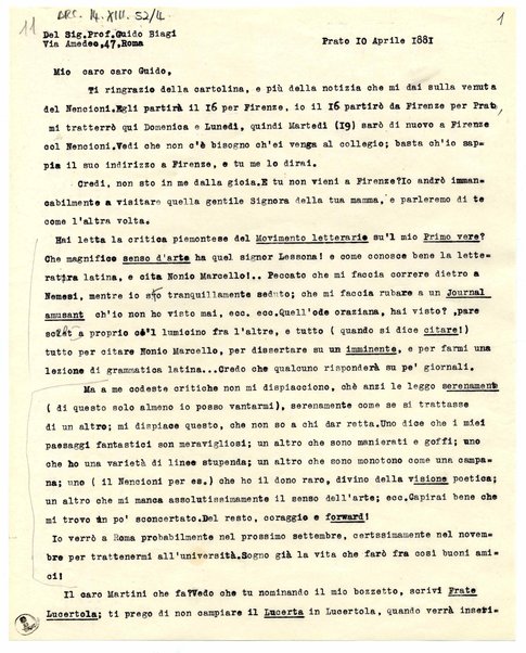 Copia di lettera