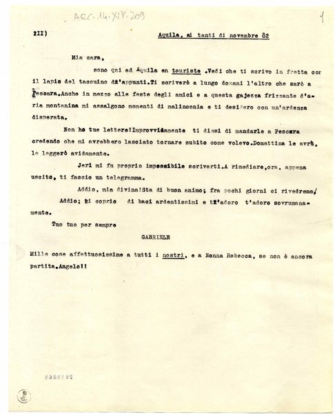 Copia di lettera