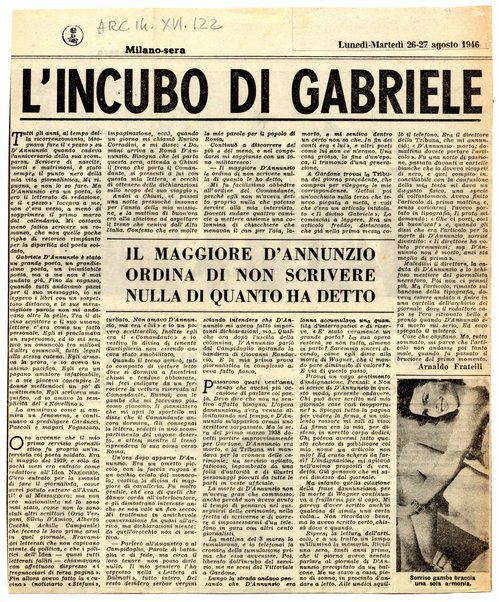 L'incubo di Gabriele