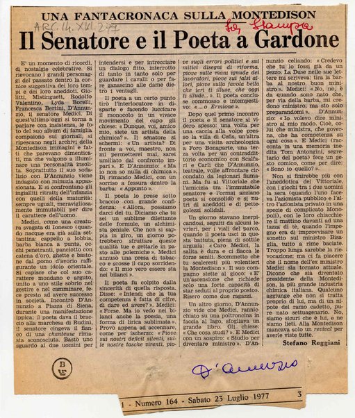 Il Senatore e il Poeta a Gardone