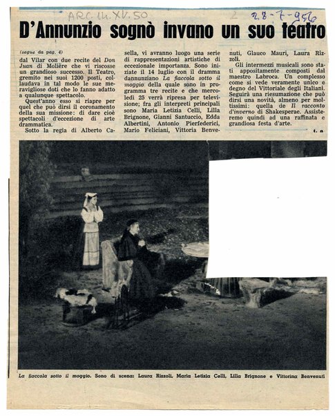 Gabriele D'Annunzio e il principato di Montenevoso