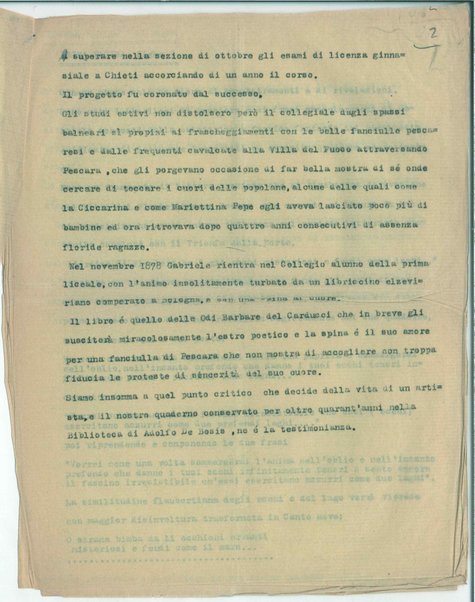 [Appunti letterari e minute di lettere d'amore] - Quaderno