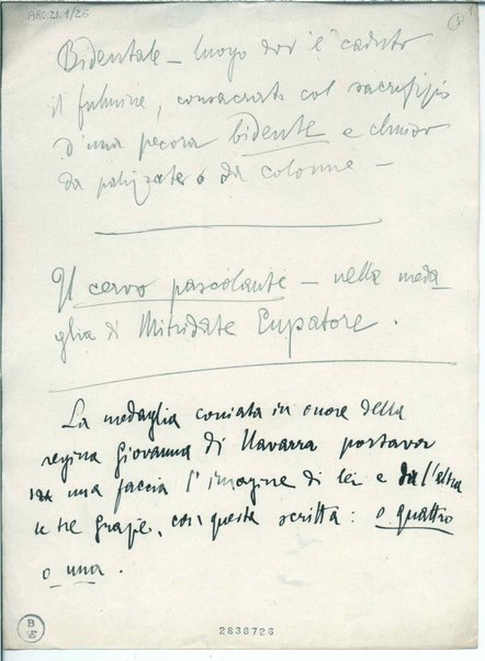 Inc.: "Bidentale, luogo dov'è caduto il fulmine" <appunti>