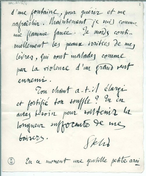 Lettera con busta <in lingua francese>. Sigillo in ceralacca