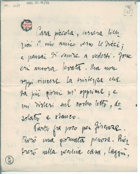 Lettera con busta