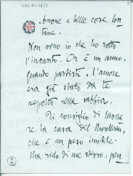 Lettera con busta. Sigillo in ceralacca