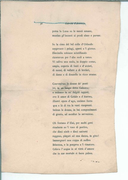 Isottèo (A.D. 1886) [Al libro detto Isottèo] I. Il dolce grappolo, II. Ballata d'Astioco e di Brisenna, III. Isaotta nel bosco, [V. Cantata di Calen d'aprile], VI. Ballata delle donne sul fiume, IX. Ballata e sestina della lontananza. <bozze>