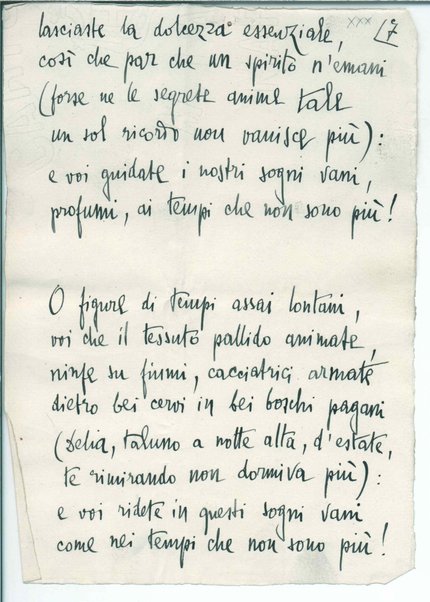 Eufonie. I. Piccolo preludio. [Poema Paradisiaco. Hortulus animae] II. Le tristezze ignote. [Poema paradisiaco. Hortus larvarum. Hortus larvarum] III. Romanza dei tempi che non sono più