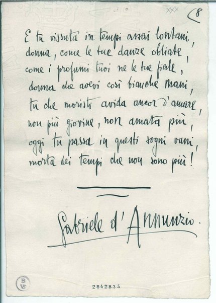 Eufonie. I. Piccolo preludio. [Poema Paradisiaco. Hortulus animae] II. Le tristezze ignote. [Poema paradisiaco. Hortus larvarum. Hortus larvarum] III. Romanza dei tempi che non sono più