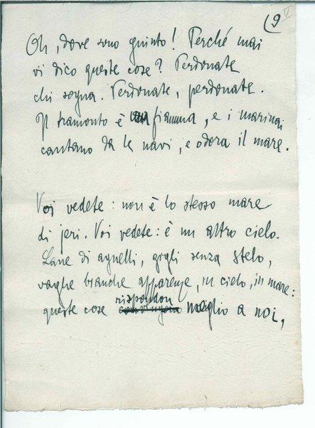 [Poema Paradisiaco. Hortus conclusus. La passeggiata]