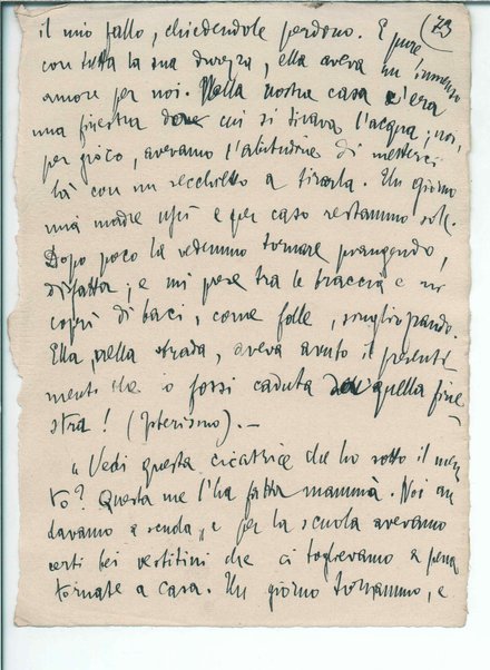 [Il trionfo della morte ; L'invincibile] Inc.: "tratto egli le vede di nuovo la lividura" <schema>