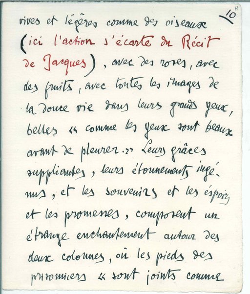 Le Martyre de Saint Sébastien. Mystère. Premier acte. Notes pour le peintre et pour le Musicien. Troisieme acte