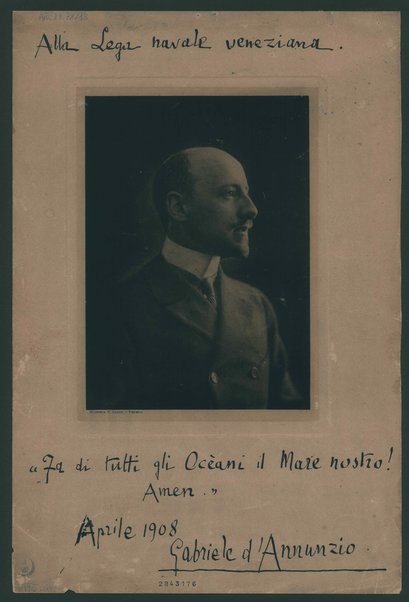 Fotografia di Gabriele D'Annunzio