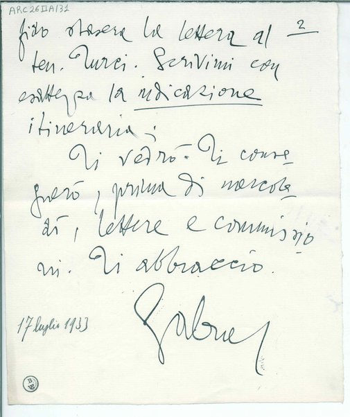 Lettera con busta. Sigillo dorato