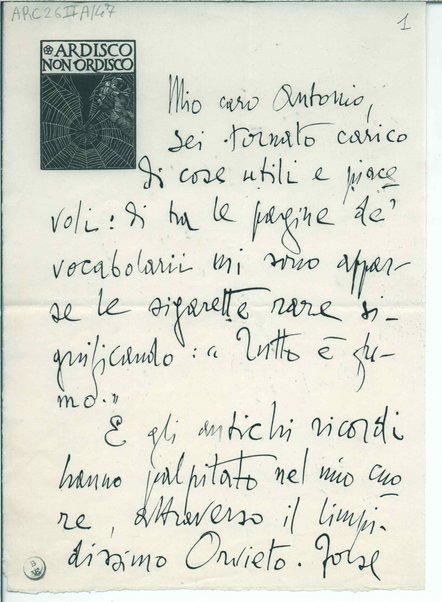 Lettera con busta