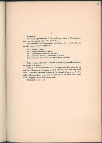 Disegno di una nuova edizione di tutte le opere di Gabriele D'Annunzio