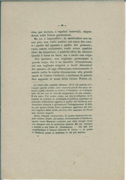 Gabriele D'Annunzio e il moderno spirito italico <bozze di stampa>