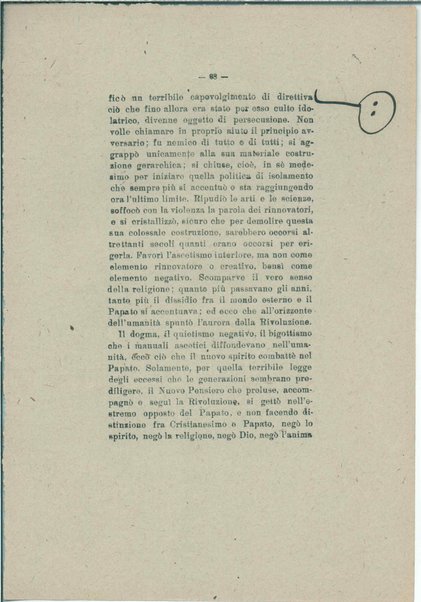 Gabriele D'Annunzio e il moderno spirito italico <bozze di stampa>