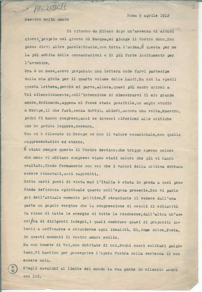 Copia di lettera