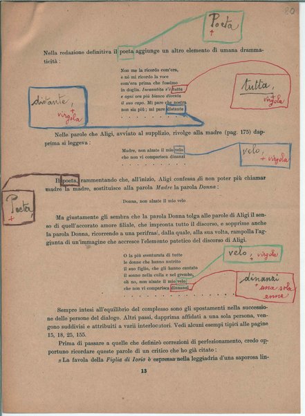 Il manoscritto della "Figlia di Iorio" di Gabriele D'Annunzio <bozze di stampa>