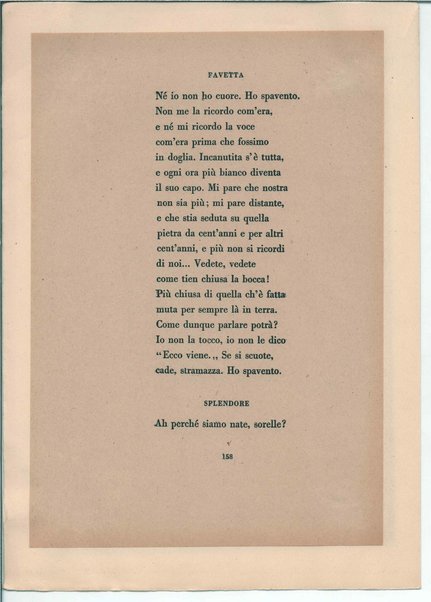 [La figlia di Iorio] Atto terzo. Inc.: "Si vedrà un'aia grande " <bozze di stampa>