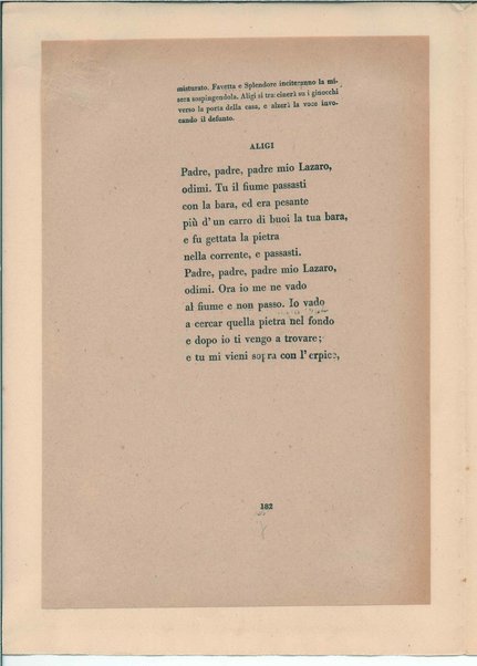 [La figlia di Iorio] Atto terzo. Inc.: "Si vedrà un'aia grande " <bozze di stampa>